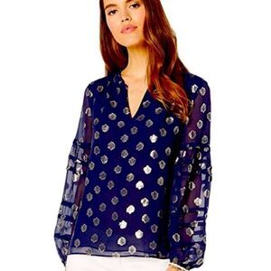 Lilly Pulitzer Gianna Silk Top